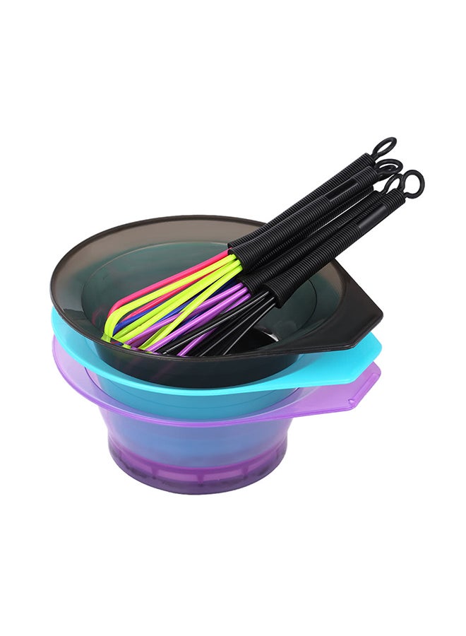 ANSELF 4-Piece Hair Whisk Paint Stirrer Multicolour 8.00cm - Image 1