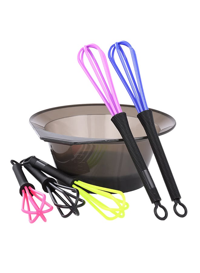 ANSELF 4-Piece Hair Whisk Paint Stirrer Multicolour 8.00cm - Image 2