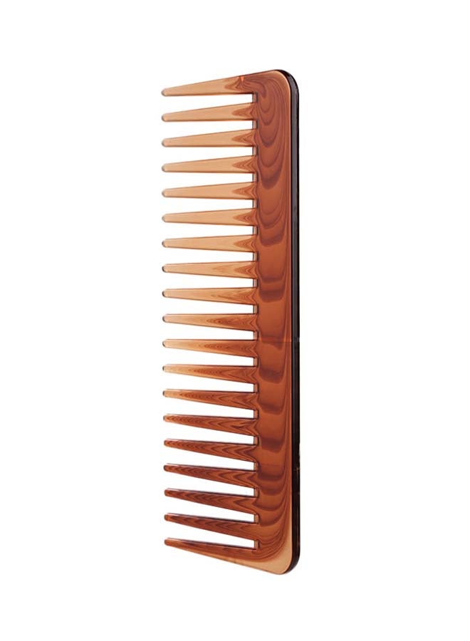 Generic Wide Teeth Hair Comb Brown 25grams  - Image 2