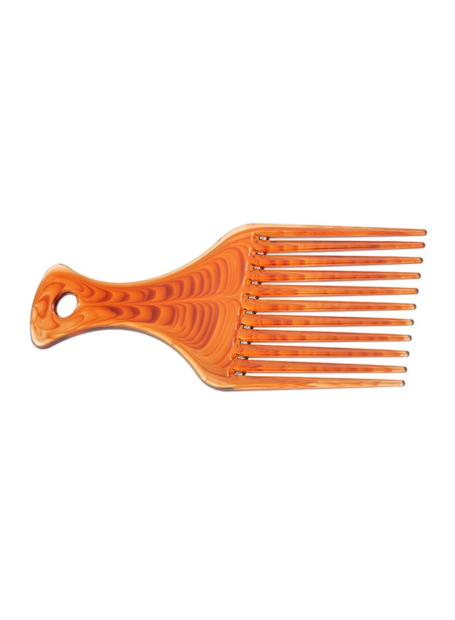 Generic - Plastic Afro Hair Pick Comb Brown - Image 1
