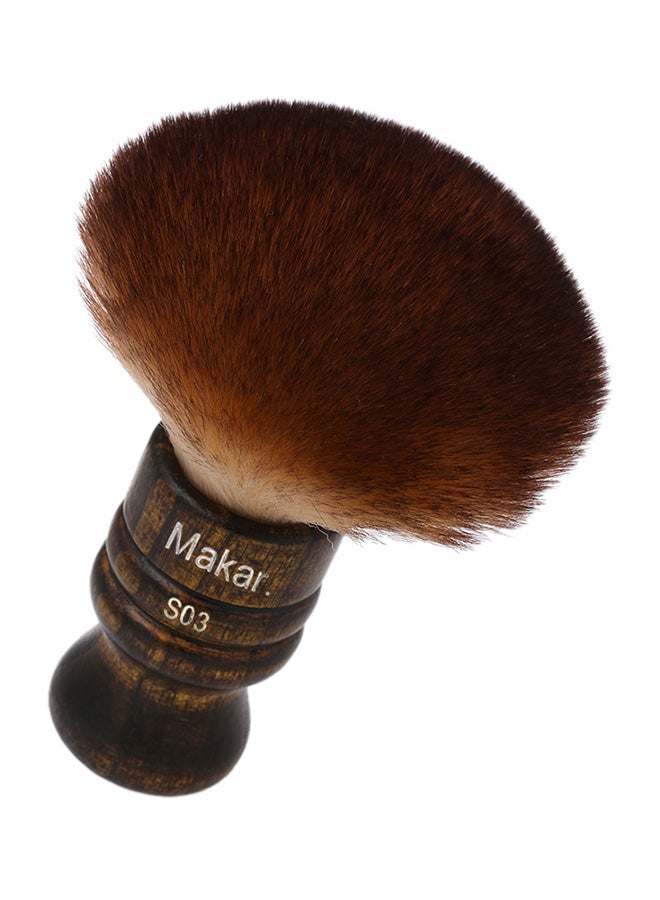 Salon Face Duster Cleaning Brush Brown - Image 2