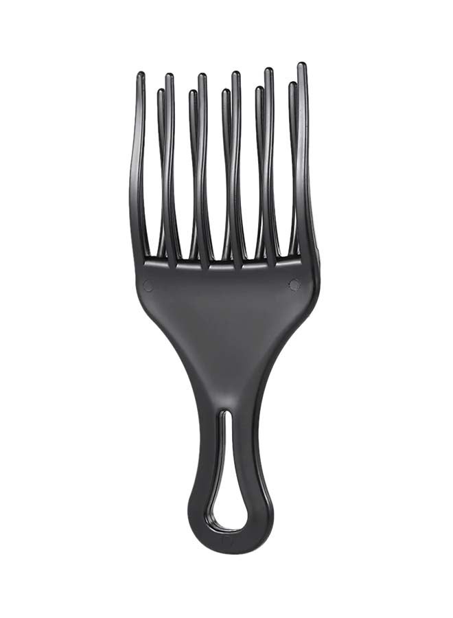 آنسيلف مشط من البلاستيك على شكل شوكة للشعر عالي المسامية ومنخفض المسامية أسود 2.00سم - Image 3