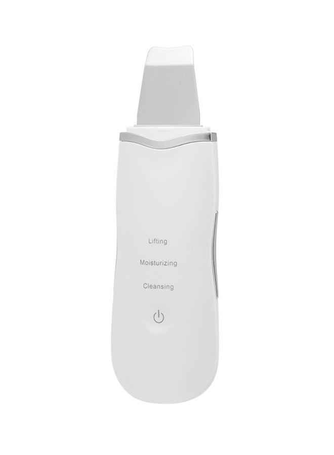 فرشاة تنظيف الوجه ألترا سونيك الكهربائية المصنوعة من السيليكون أبيض 17.50سم - Image 2