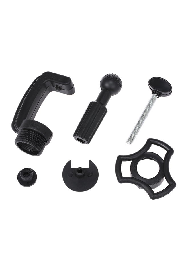 حامل قائم لرأس مانيكان التدريب المزود بشعر مستعار أسود 0.138كيلوجرام - Image 2