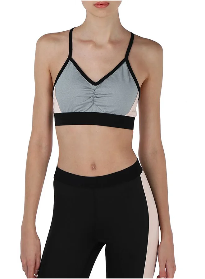 Juicy Couture Crop Tank Black/Grey
