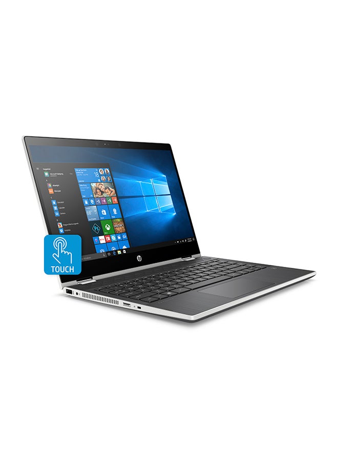 HP - Pavilion x360 14-cd1010ne 2-In-1 Laptop With 14-Inch Display, Core i3-8145U Processor/4GB RAM/1TB HDD/Intel UHD Graphics 620 Silver - Image 1