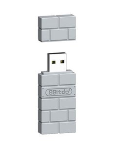 8Bitdo USB Wireless Adapter Grey  - Image 1