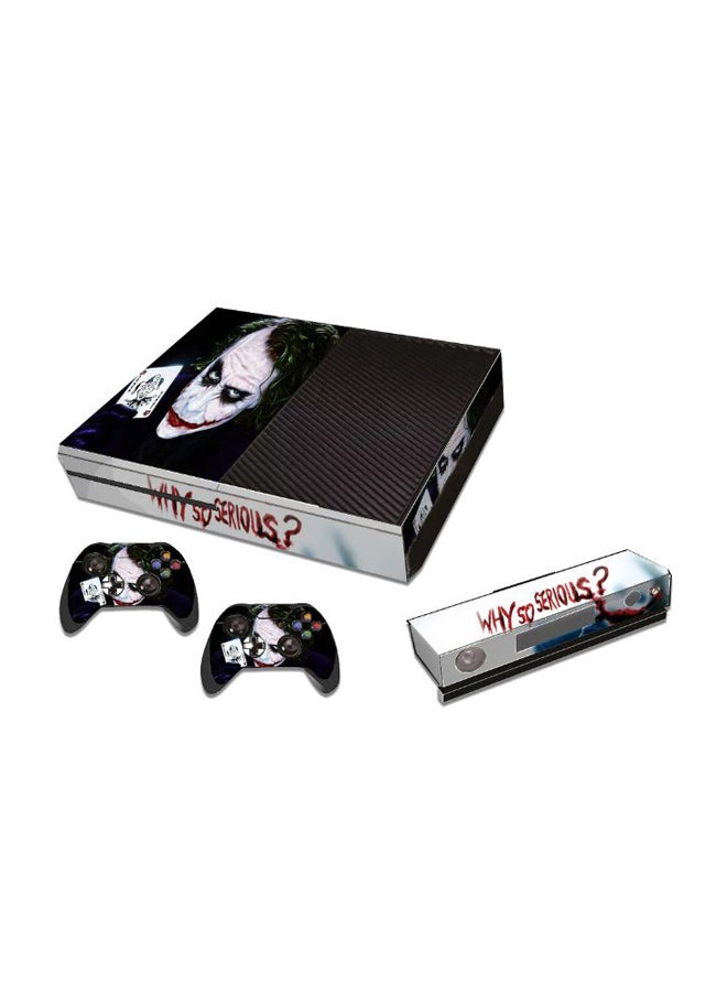 4-Piece Joker Printed Console And Controller Sticker Set - Xbox One