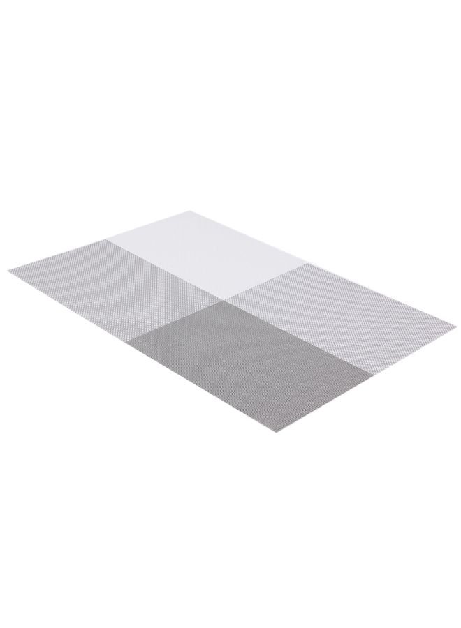 PVC Dining Table Mat Grey 13.8x13.8x7.5cm - Image 2