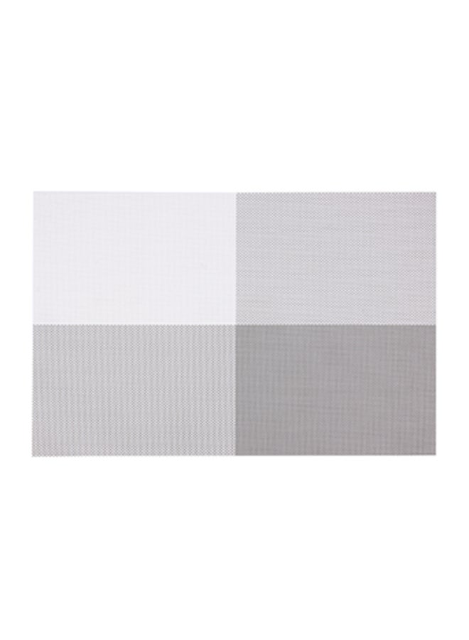 PVC Dining Table Mat Grey 13.8x13.8x7.5cm - Image 1