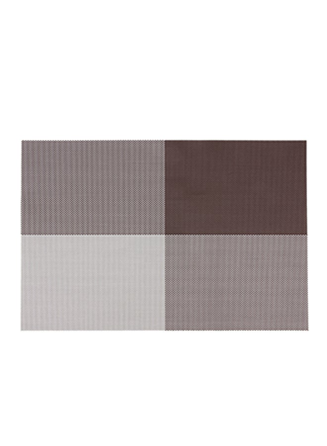 PVC Dining Table Mat Grey 12x2.5x0.2cm - Image 1