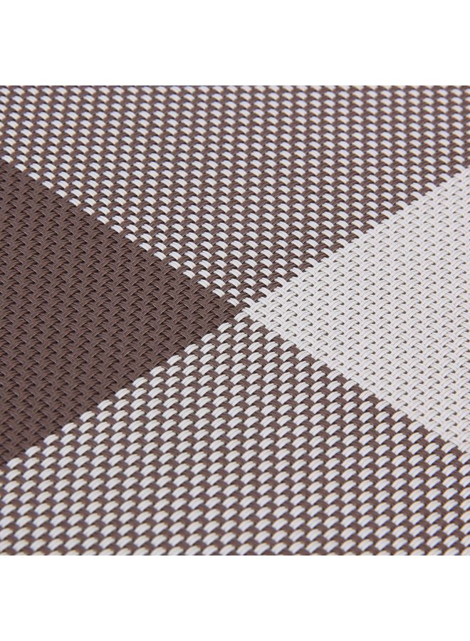 PVC Dining Table Mat Grey 12x2.5x0.2cm - Image 5