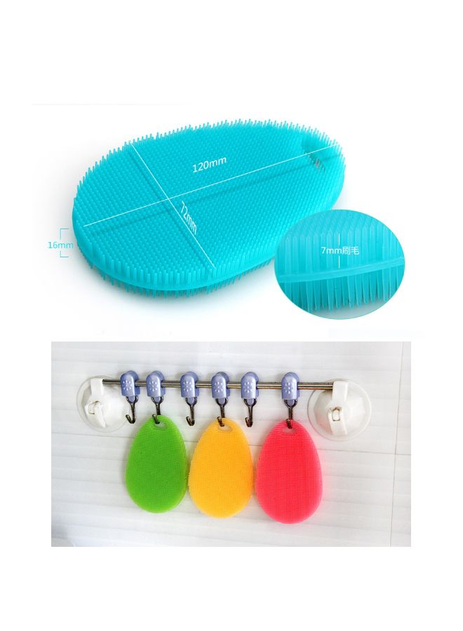5-Piece Multi-function Antibacterial Washing Brush Multicolour - Image 2