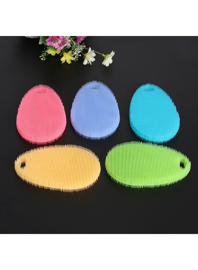 5-Piece Multi-function Antibacterial Washing Brush Multicolour - Image 5