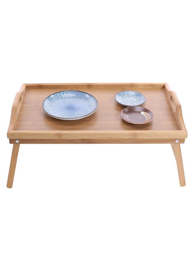 صينية من الخشب توضع على الأرجل بني 18x3.6x0.2سم - Image 4