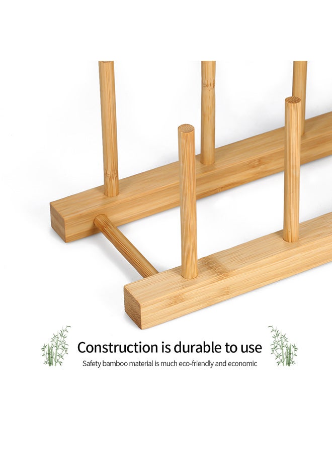 Plate Drying Rack Bamboo 28 x 11 x 12cm - Image 4