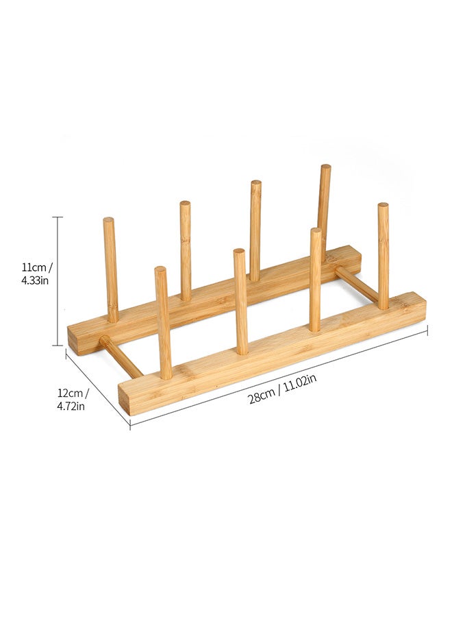Plate Drying Rack Bamboo 28 x 11 x 12cm - Image 5