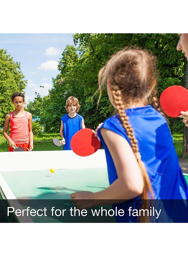 5-Piece Table Tennis Solid Wood Rackets Set With Balls - Image 5
