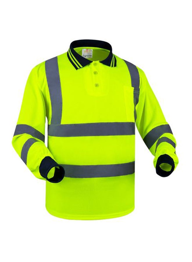Empiral Polo Full Sleeve T-Shirt Green/Grey XXXL 