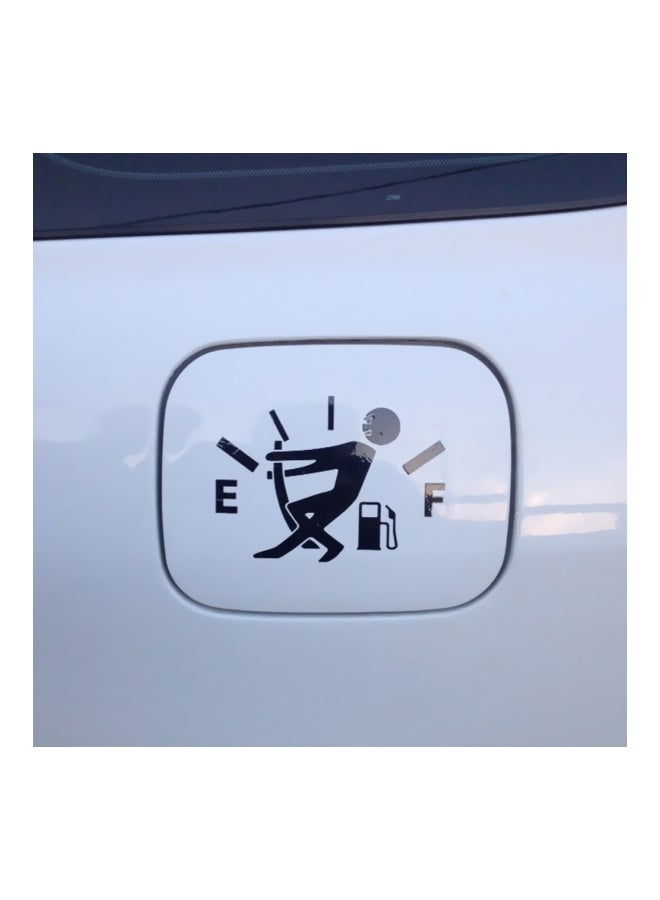 Jutek Reflective Oil Shortage Car Body Sticker  - Image 2