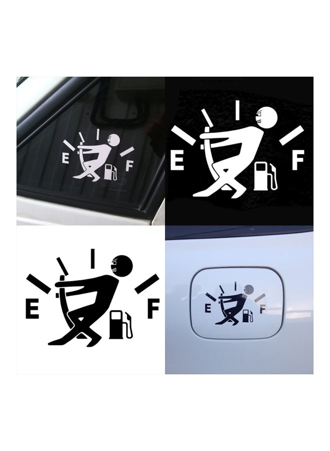 Jutek Reflective Oil Shortage Car Body Sticker  - Image 4