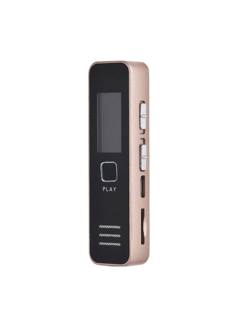 Digital Voice Recorder Audio Dictaphone MP3 Player USB Flash Disk for Meeting EABC21 Gold