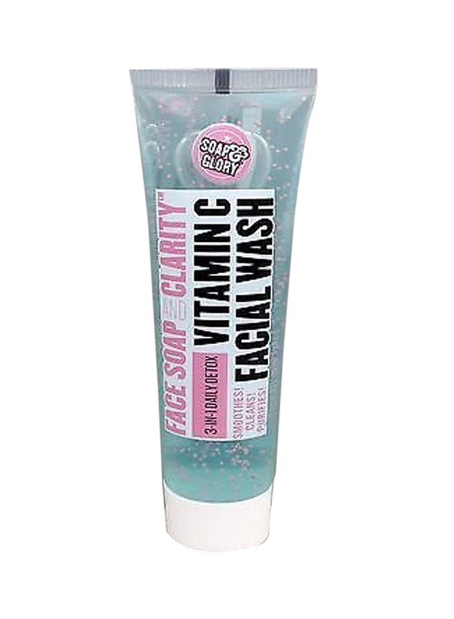 Soap & Glory - Face Soap and Clarity, 3 in 1 Daily Detox, Vitamin C, Facial Wash 1 fl oz - Image 1