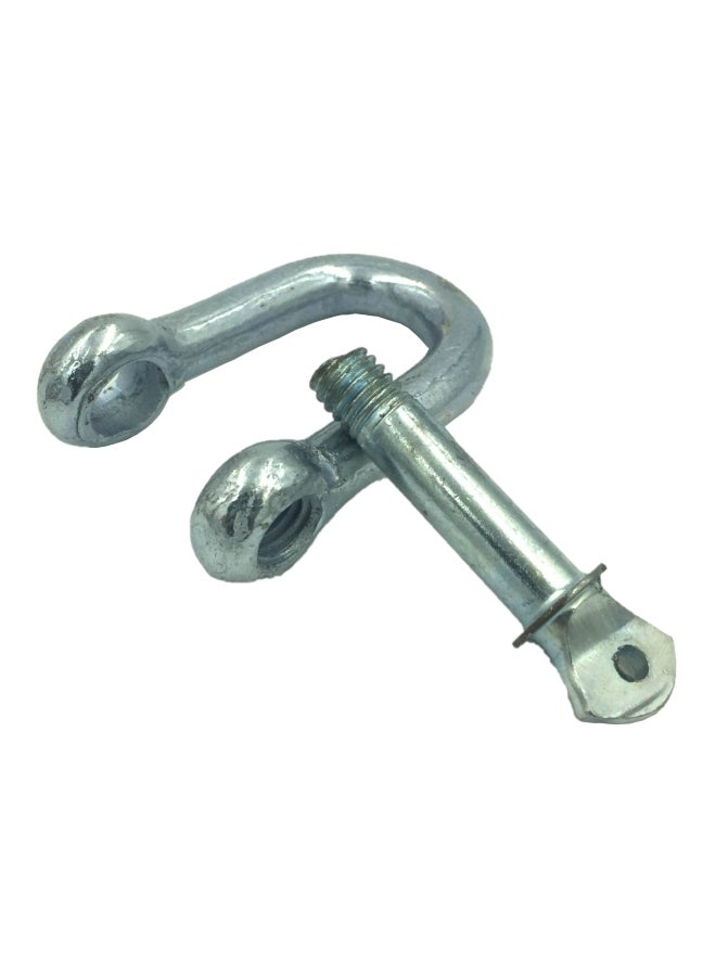 STAMPERIA CARCANO D Shape Screw Pin Shackle Silver 