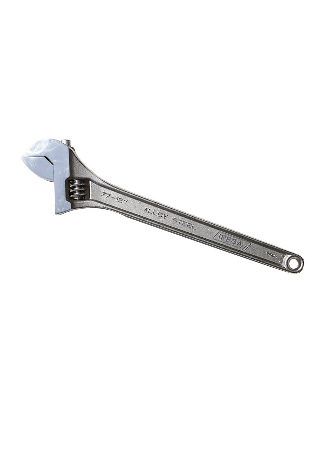 Adjustable Wrench Silver 15inch