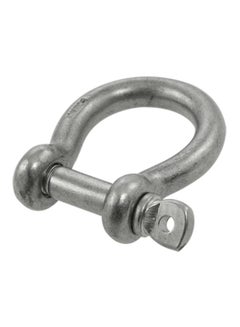 D Shape Screw Pin Shackle Silver 10mm