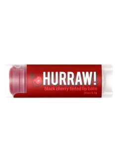 Hurraw! Hurraw! Black Cherry Tinted Lip Balm transparent 