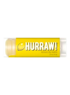 Hurraw! Hurraw! Lemon Lip Balm transparent 