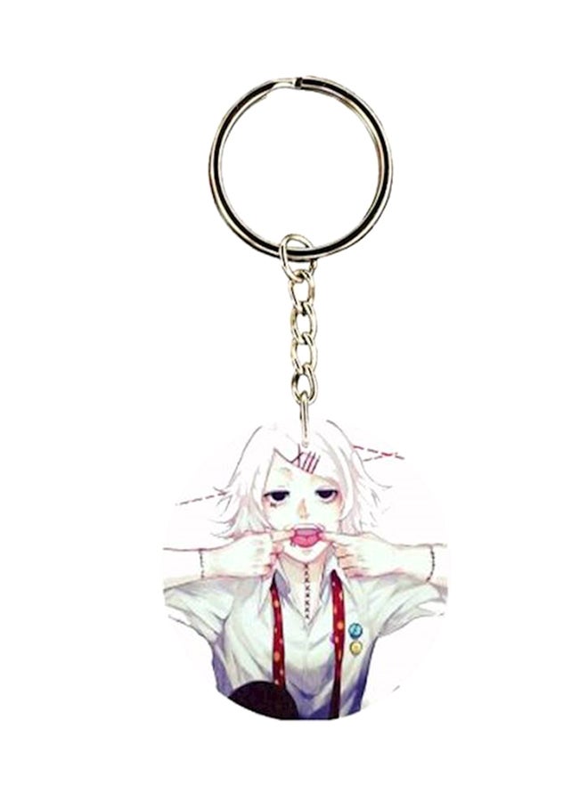 The Anime Tokyo Ghoul 2 Sided Plastic Key Chain