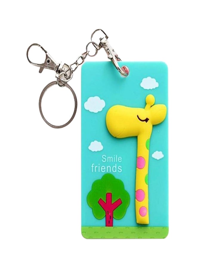 Generic Giraffe Card Case, Cartoon Card Holder Keychain  - Image 1