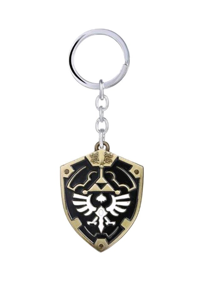 Zinc Alloy Metal Zelda Shield Keychain - Image 1