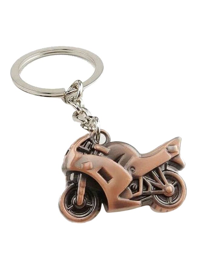 Bronze Motorcycle Bike Metal Key Chain