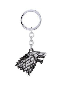 Game Of Thrones House Stark Wolf Head Key Chain