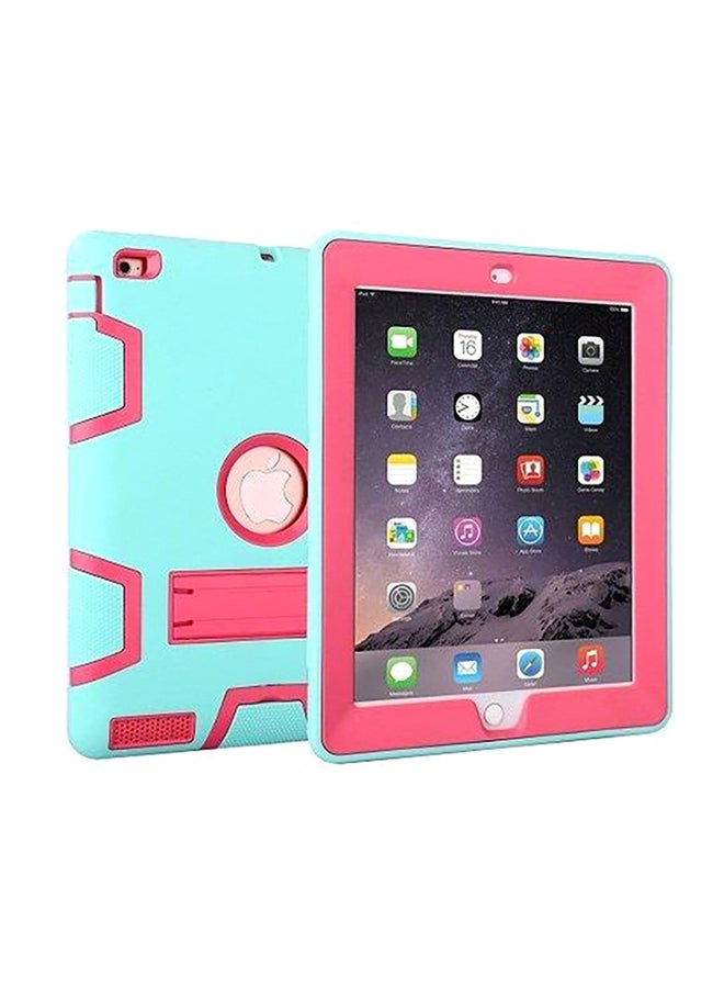 أليش غطاء حماية من السيليكون لجهاز آي باد 2/ 3/ 4 أزرق/ وردي