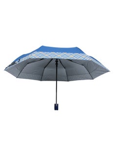 3 Fold Autoamtic Open UV Coated Umbrella Blue