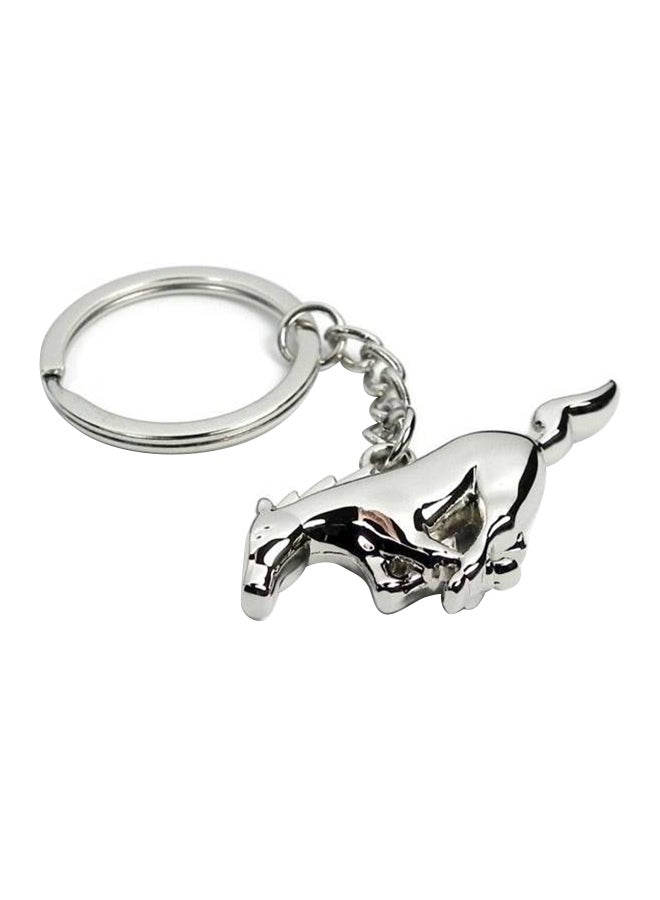 سلسلة مفاتيح مزينة بشعار شركة موستانج - Image 1