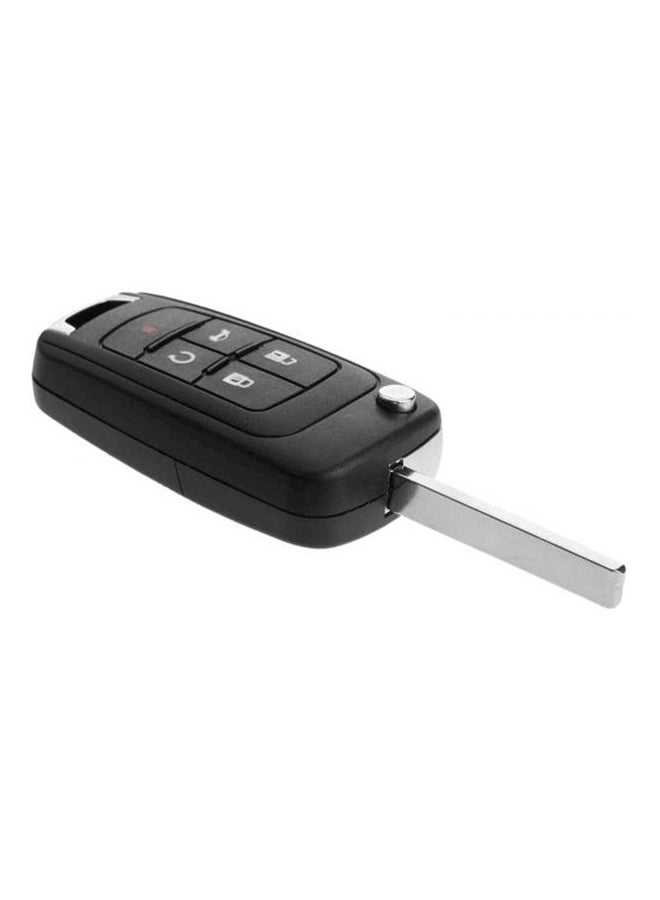 Generic Black 5 Butons Chevrolet Car Key Cover Key Chain  - Image 1