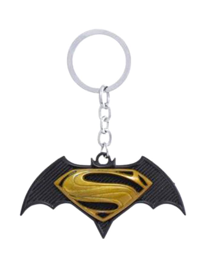 Black And Gold Zinc Alloy Metal Key Chain - Image 1
