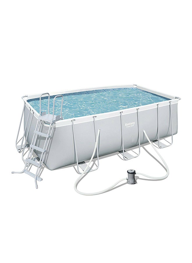 Bestway - Bestway Pool Set Rectangular 412x201x122Cm 148.00cm 148.00cm - Image 1