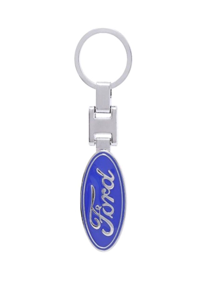 Fashion Silver Metal Chrome Finish Car Logo Emblem Key Chain - Image 1