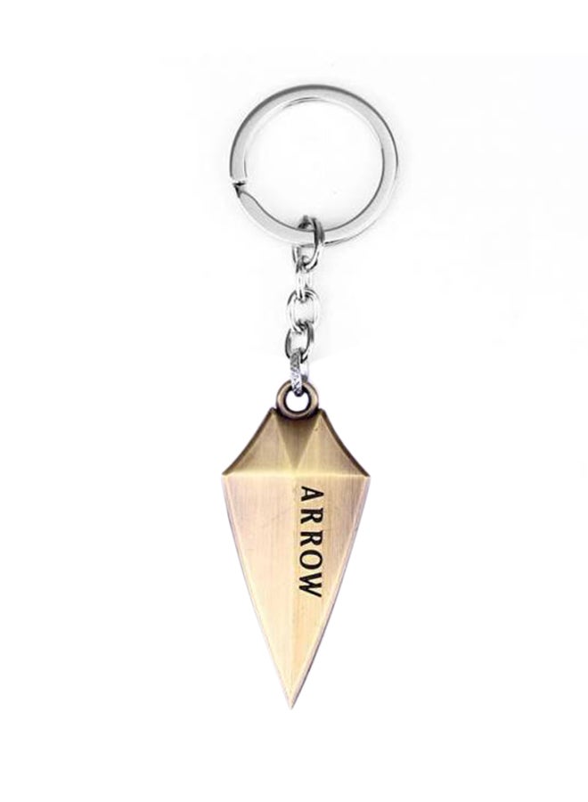 سلسلة مفاتيح أنيقة مصنوعة من خليط معدني بتصميم على شكل سهم - Image 1