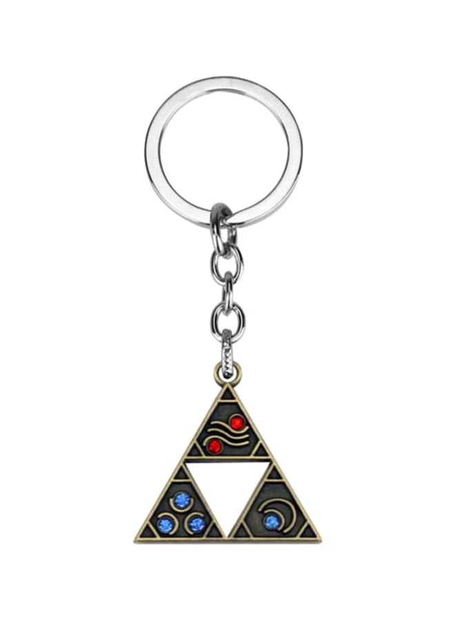Generic Zelda Breath Of The Wild Triangle Logo Key Chain  - Image 1