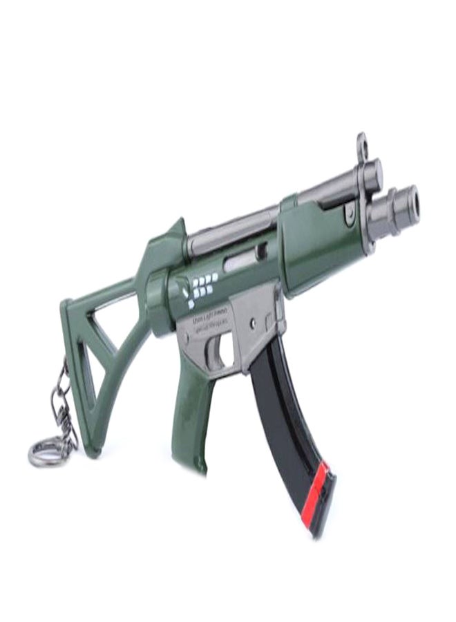 Generic - Mp5 Submachine Gun Model Keychain Green/Black/Silver - Image 1