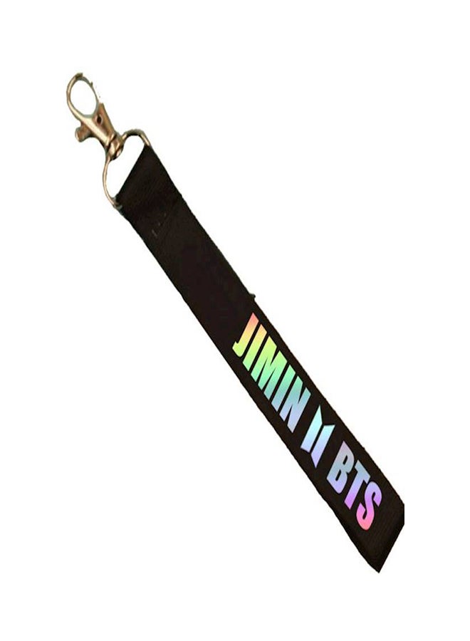 Bangtan Boys Lanyard Face Yourself Keychain Black - Image 1