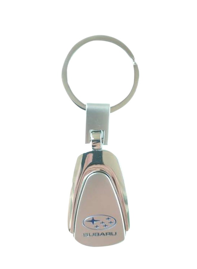 Stainless Steel Car Logo Keychain Subaru
