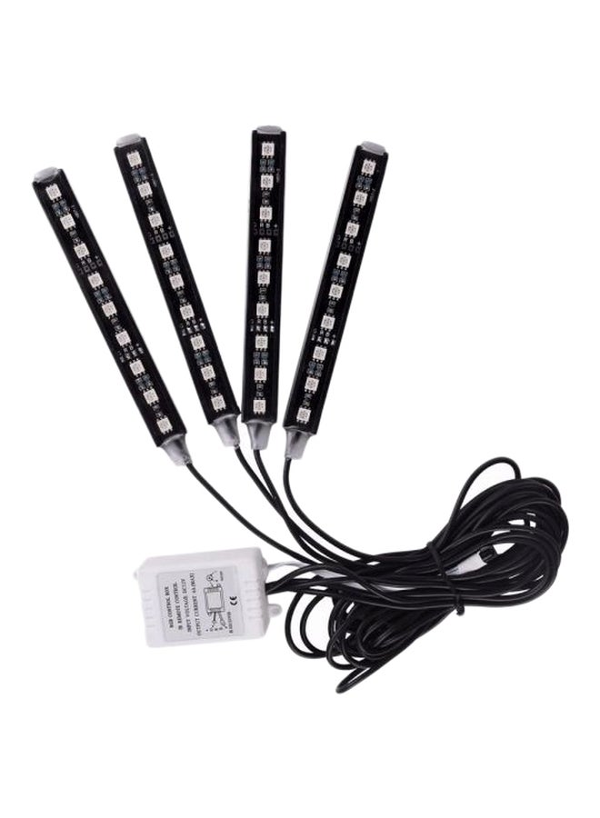 4-Piece LED Strip Lights With Remote - Image 2